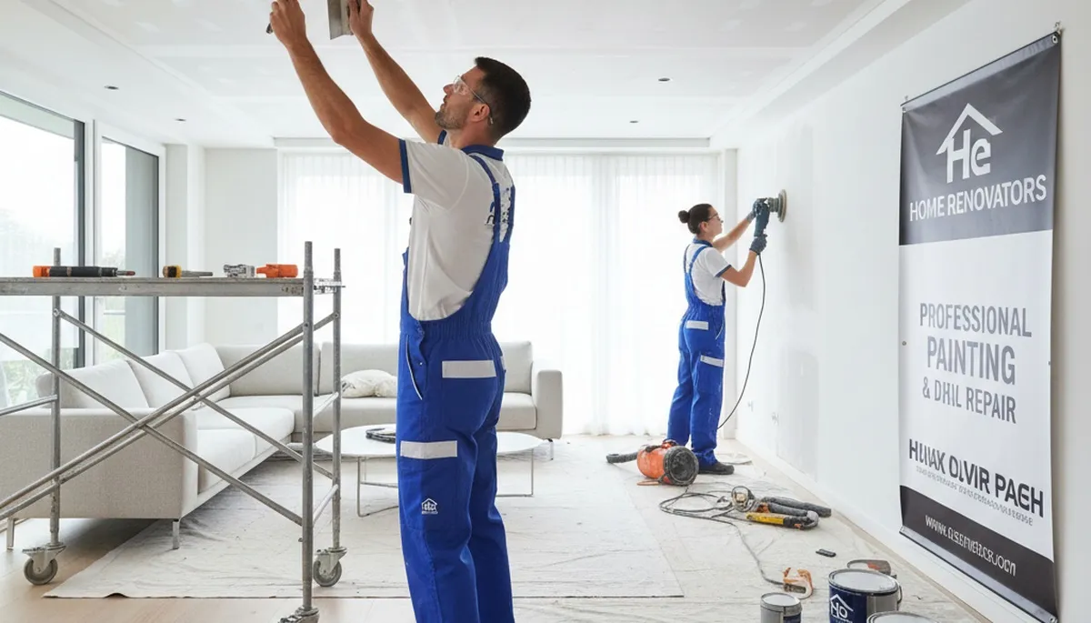 Professional drywall repair and wall restoration by expert painters in Des Moines, IA