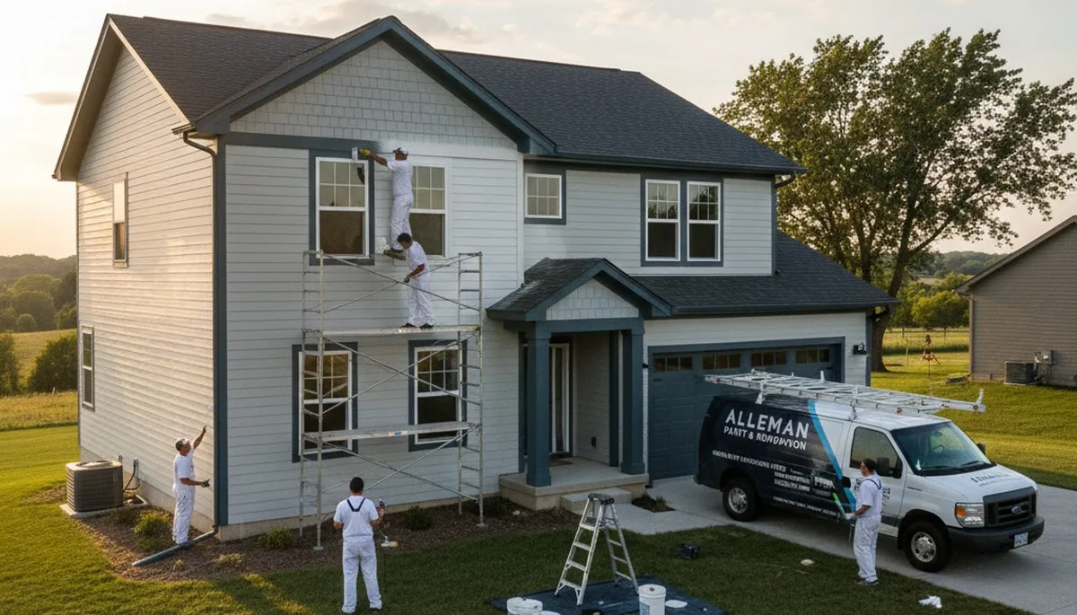 Professional house painting service in Des Moines, IA for interior and exterior homes
