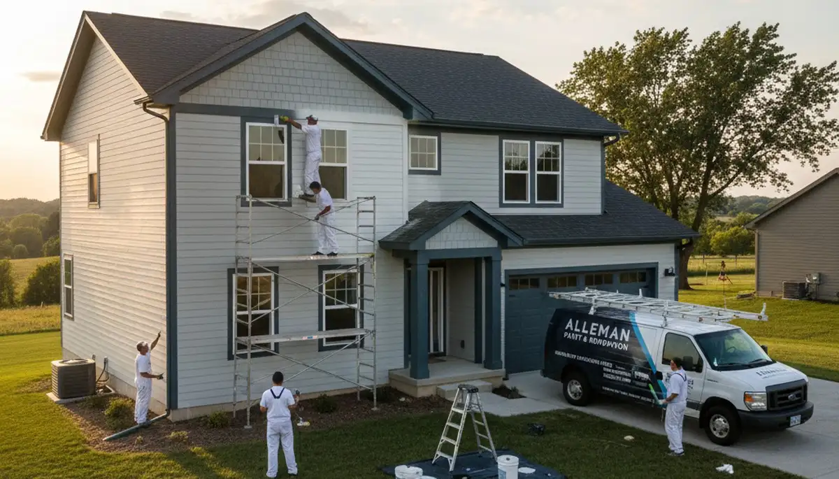 Professional house painting service in Des Moines, IA for interior and exterior homes