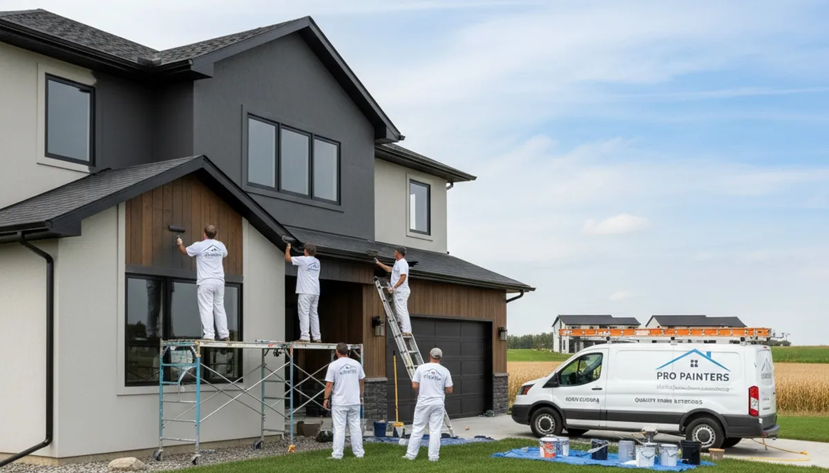 Des Moines, IA house painters providing professional interior and exterior painting services