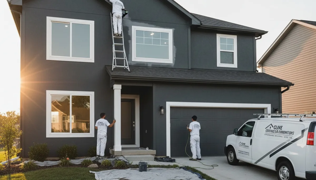House painters in Des Moines, IA providing professional interior and exterior painting services