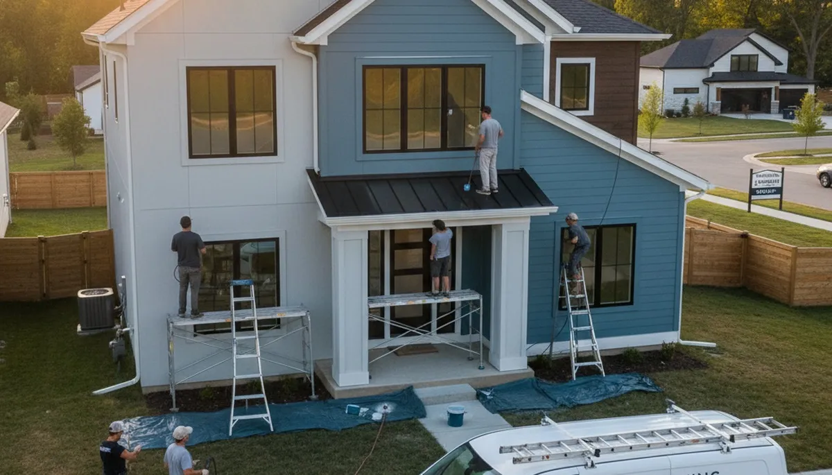 House painters in Des Moines, IA providing professional interior and exterior painting services