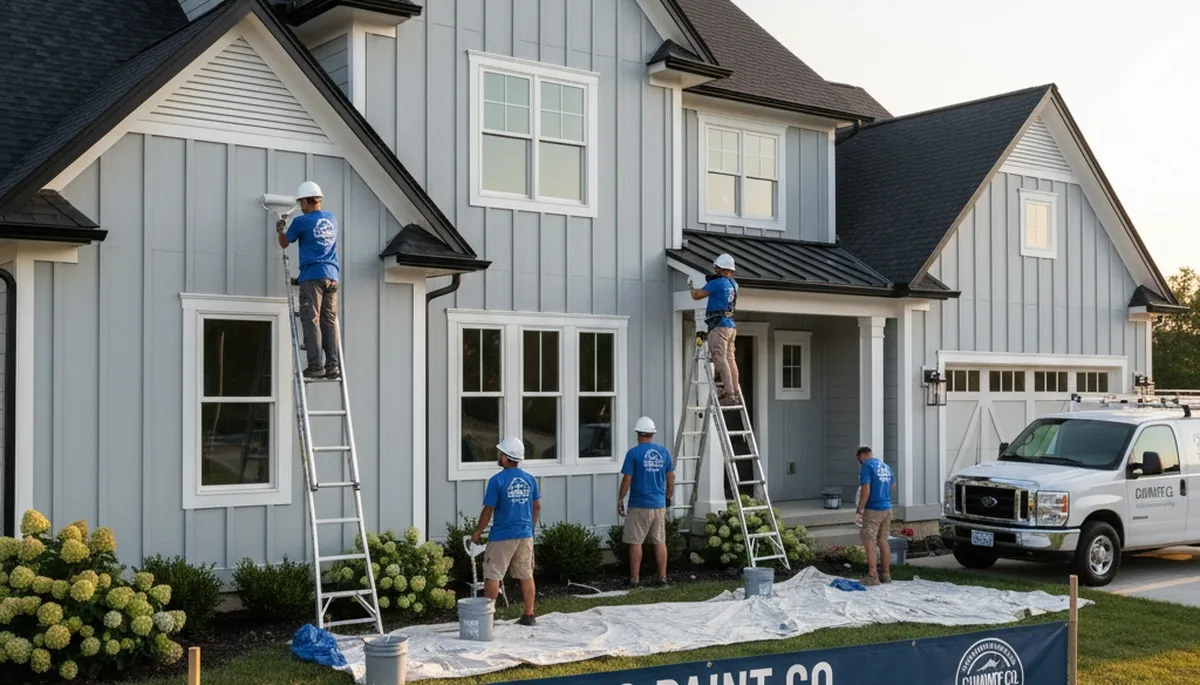 Professional house painting service in Des Moines, IA by local painters