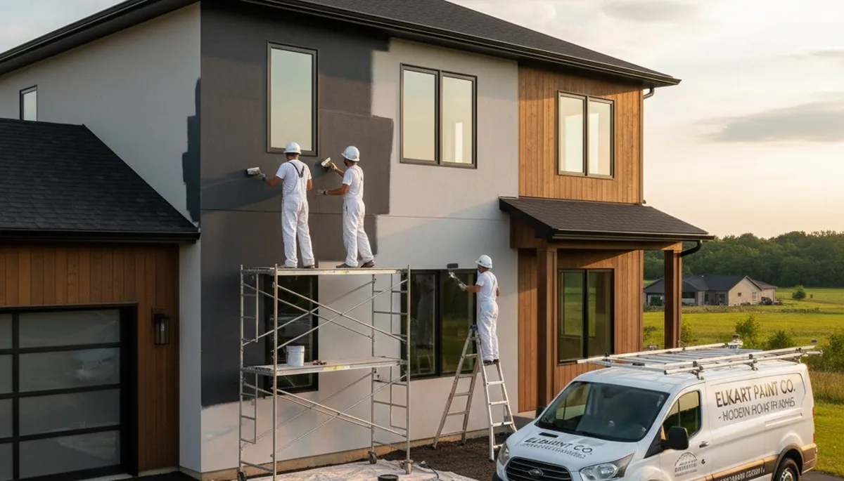 Des Moines, IA house painting service by Painters in Des Moines IA for residential exterior painting