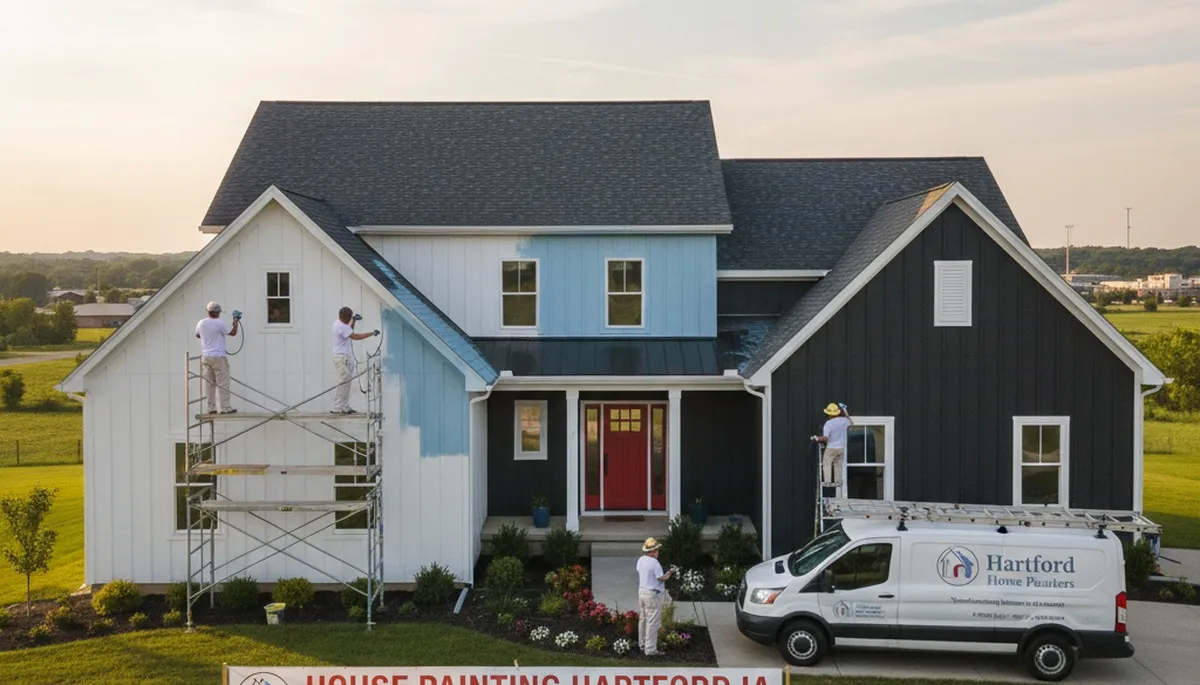 House painters in Des Moines, IA providing professional interior and exterior painting services