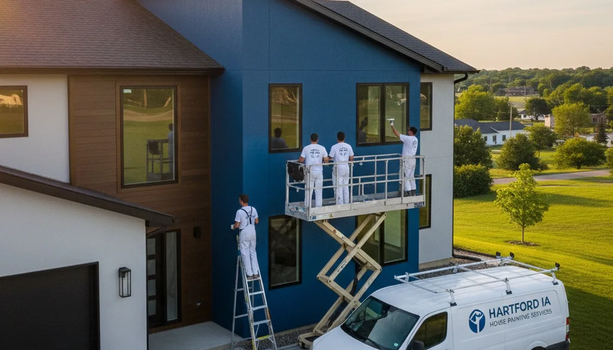 Des Moines, IA house painters delivering professional interior and exterior painting services