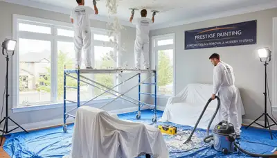 Professional popcorn ceiling removal in Des Moines, IA for smooth, modern home ceiling finishes